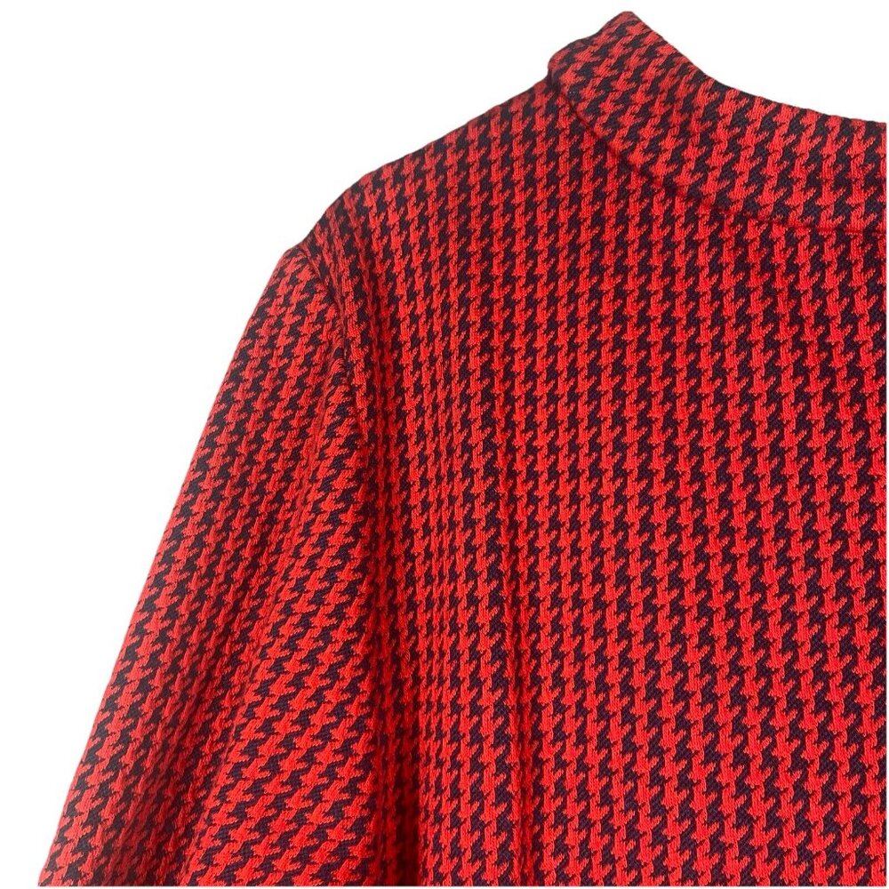 Boden Red Textured Midi Dress - Picture 8 of 14